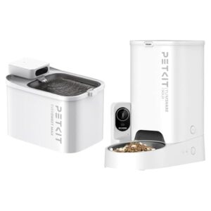 Smart Cordless Pet Water Fountain & Feeder