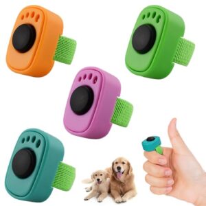 Soomuct 4PCS Dog Training Clicker Set