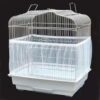 Stretchy Bird Cage Net Cover - White