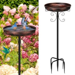 Vintage Metal Bird Bath for Gardens