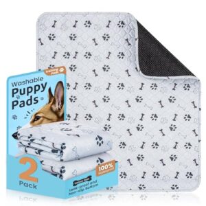 Washable Puppy Pads - 2 Pack Reusable