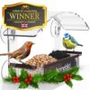 Window Bird Feeder with Strong Suction Cups
