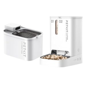 Wireless Cat Water Fountain and Feeder