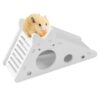 Wooden Hamster Hideout with Ramp
