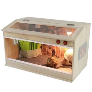 Wooden Tortoise House for Reptiles