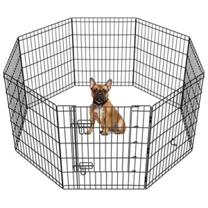 Yaheetech 8-Piece Foldable Puppy Playpen