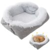 YgonziRuvc 2-in-1 Cat Bed and Sleeping Bag