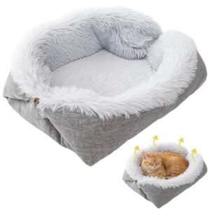 YgonziRuvc 2-in-1 Cat Bed and Sleeping Bag