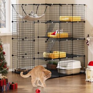 YITAHOME Large 4-Tier Cat Cage Enclosure
