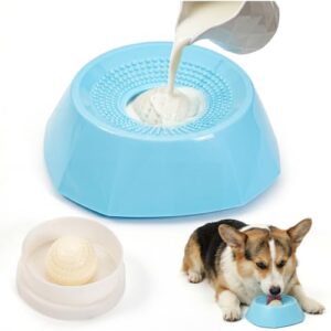 Zouwel Octagonal Dog Lick Bowl with Ball