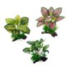 Artificial Reptile Plants - 3 Pack Set
