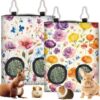 Flower-Style Hanging Hay Feeder Bags