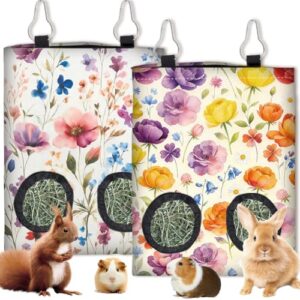 Flower-Style Hanging Hay Feeder Bags
