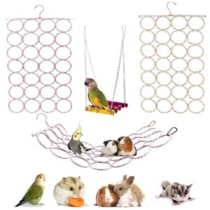 Hanging Rat Rope Net and Swing Set