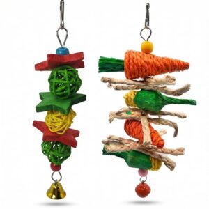 Natural Chew Toys for Small Pets - 2pcs