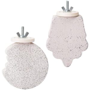 Natural Pumice Bird Perches - 2 Pack