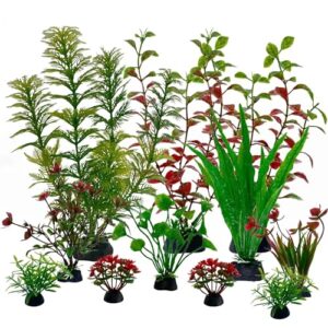 11 Piece Realistic Aquarium Plant Set