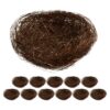 12Pcs Mini Simulated Bird Nests