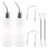 2 Pack Hanging Pet Water Bottles