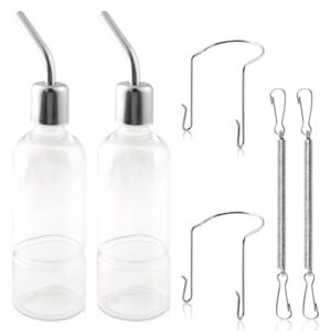 2 Pack Hanging Pet Water Bottles