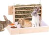 3 in 1 Rabbit Hay Feeder and Litter Box