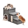 4-in-1 Foldable Dog Stairs with Storage