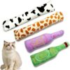4-Pack Interactive Catnip Plush Toys