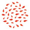 40 Pcs Realistic Miniature Fake Goldfish Set