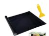 50cm Black Fish Tank Background Sticker
