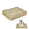 5 Pack Natural Woven Rabbit Bed Mats