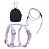 Adjustable Purple Cat Harness and Lead Set