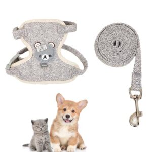 Adjustable Rabbit and Cat Leash Harness