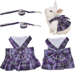 Adjustable Rabbit Harness and Leash Set