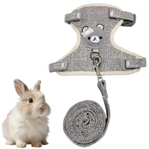 Adjustable Rabbit Harness with Leash Set