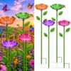 Colorful Metal Bee Watering Station - 4 Pack