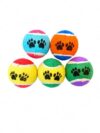 Colourful Dog Tennis Balls - 5 Pack