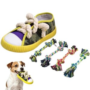 Cute Shoe Puppy Teething Toy Set