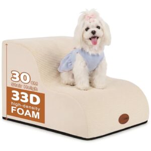 Durable 2-Step Dog Stairs for Pets