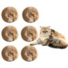 Faux Rabbit Fur Ball Cat Toy Set