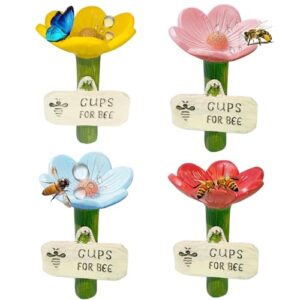 Flower-Shaped Bee Water Feeder Station