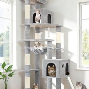 Heavy Duty Cat Tree with Hammock and Condos