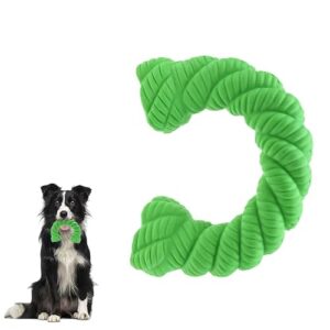 Indestructible Plush Horseshoe Dog Chew Toy