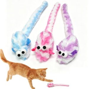 Interactive Plush Mouse Toys for Cats