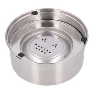 Non-Spill Stainless Steel Dog Water Bowl
