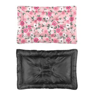 Nudoraw Pink Flowers Dog and Cat Bed