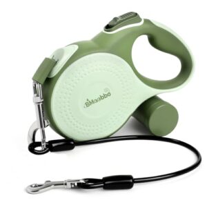 Retractable Dog Lead with Poop Bag Holder