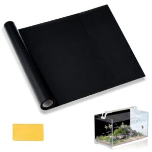 Self-Adhesive Black Fish Tank Background