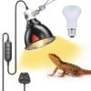 Versatile 100W Reptile Heat Lamp Fixture