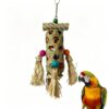 Wooden Foraging Bird Toy with Bell