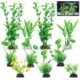Aoote Plastic Aquarium Plants For Fish 10 Pack
